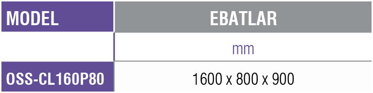 OSS-CL160P80 -Soğuk Servis Ünitesi